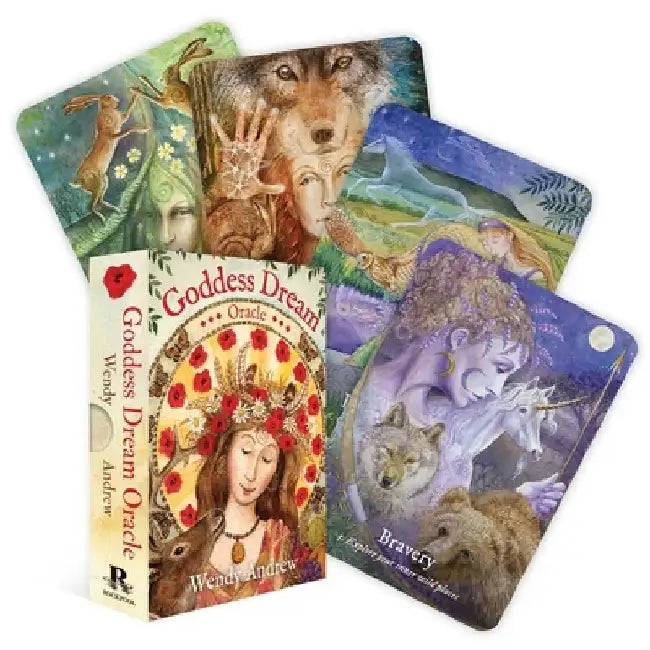 Goddess Dream Oracle: (book & Cards) by Wendy Andrew