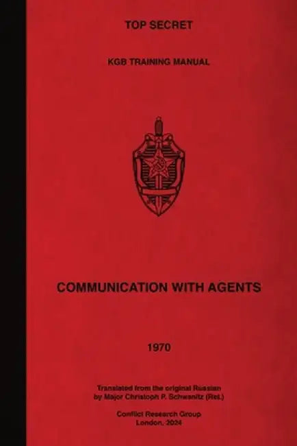 Top Secret KGB Training Manual Communication With Agents by First Main Directorate Kgb