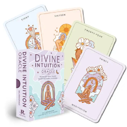 Divine Intuition Oracle: Trust Your Inner Wisdom (36 Gilded-Edge Full-Color Cards and 128-Page Book) by Ashley Munson