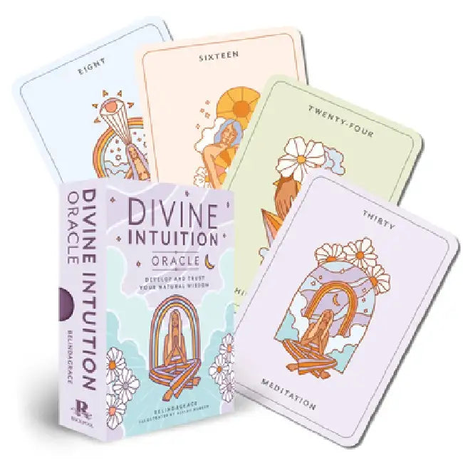 Divine Intuition Oracle: Trust Your Inner Wisdom (36 Gilded-Edge Full-Color Cards and 128-Page Book) by Ashley Munson