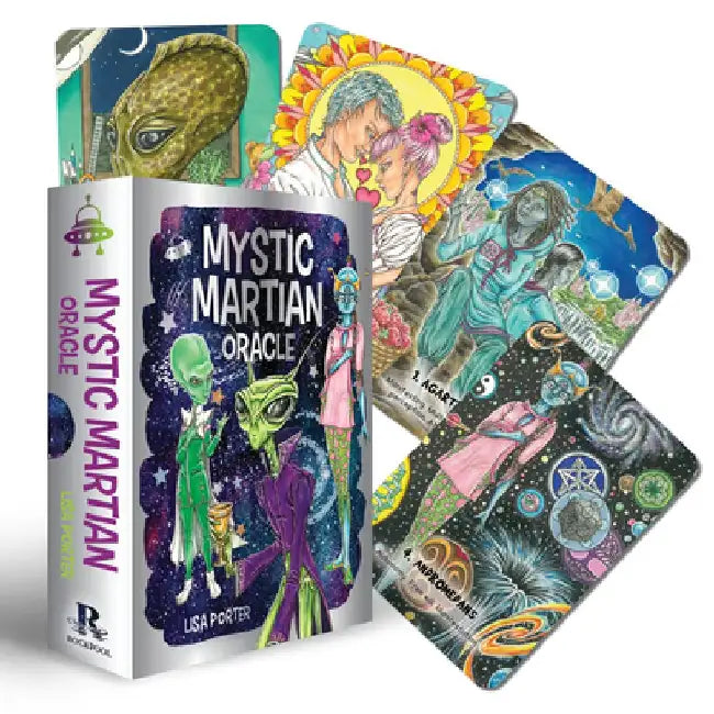 Mystic Martian Oracle: 40 Full-Color Cards and 128-Page Book by Lisa Porter