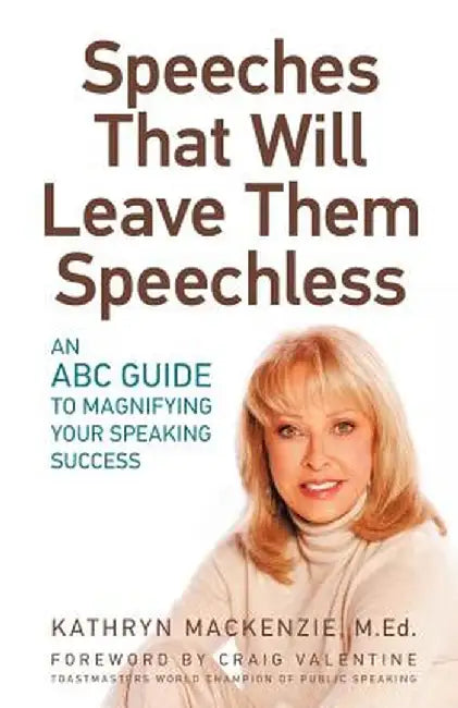 Speeches That Will Leave Them Speechless: An ABC Guide to Magnifying Your Speaking Success by Kathryn MacKenzie