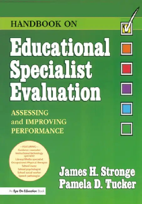 Handbook on Educational Specialist Evaluation [With CDROM] by James Stronge