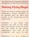 Making Dying Illegal by Madeline Gins, Arakawa