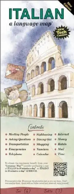 Italian a Language Map(r): Quick Reference Phrase Guide for Beginning and Advanced Use. Words and Phrases in English, Italian, and Phonetics for by Kristine K. Kershul