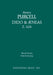 Dido and Aeneas, Z.626: Vocal score by Henry Purcell, William Hayman Cummings