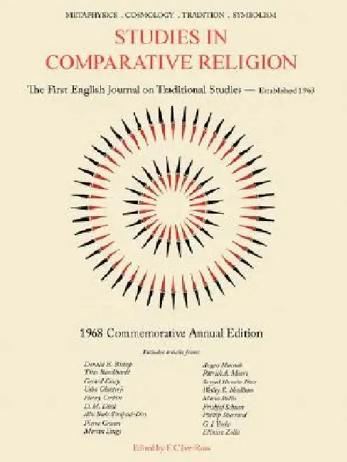 Studies in Comparative Religion: 1968 Commemorative Annual Edition by F. Clive-Ross