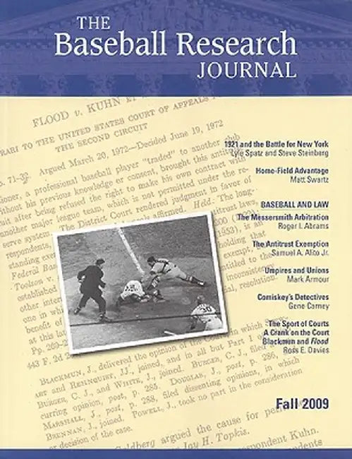 The Baseball Research Journal (Brj), Volume 38 #2 by Society for American Baseball Research (