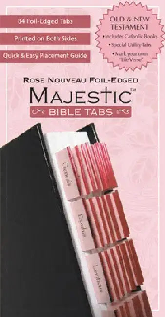 Majestic Rose Nouveau Foil-Edged Bible Tabs by Ellie Claire