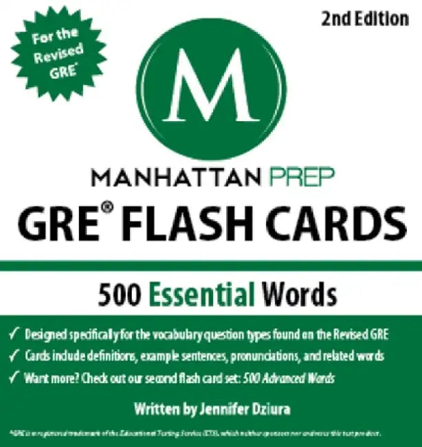 500 Essential Words: GRE Vocabulary Flash Cards