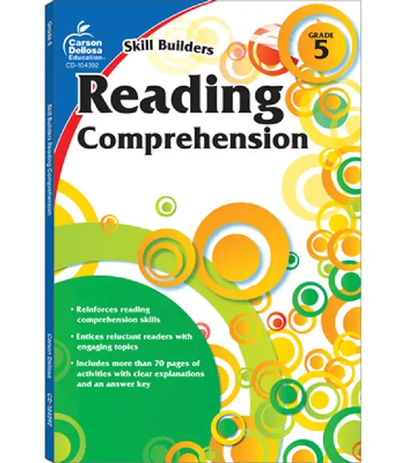Reading Comprehension, Grade 5 by Carson-Dellosa Publishing