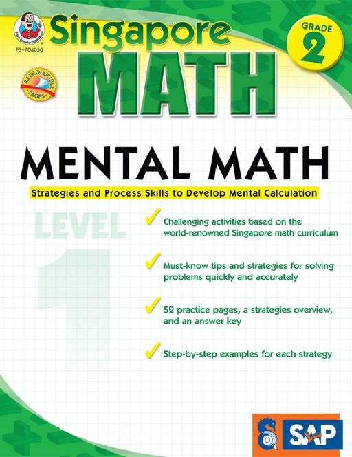 Mental Math, Grade 2: Strategies and Process Skills to Develop Mental Calculation by Singapore Asian Publications