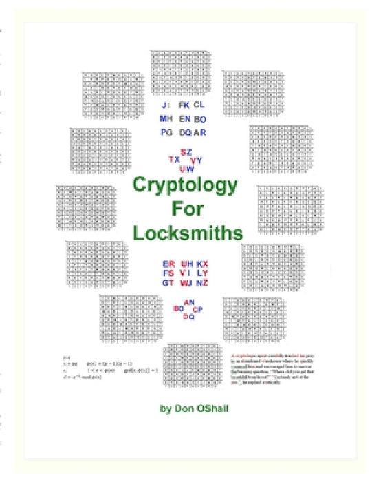 Cryptology For Locksmiths by Don Oshall