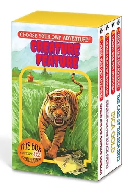 Choose Your Own Adventure 4-Book Boxed Set Creature Feature Box (the Case of the Silk King, Inca Gold, Search for Black Rhino, Search for Mountain Gor by Shannon Gilligan
