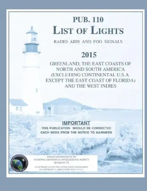 Pub. 110 List of Lights by Nga