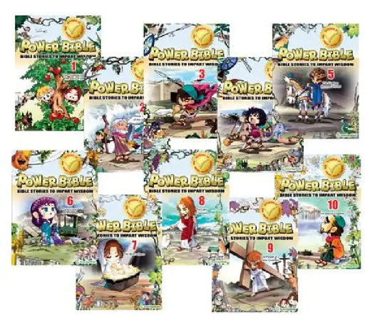 Power Bible: Bible Stories to Impart Wisdom Complete Set (10 Books) by Shin-Joong Kim