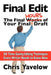Final Edit, the Final Hours of Your Final Draft by Chris Yavelow