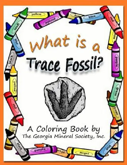 What Is a Trace Fossil?: A Coloring Book by the Georgia Mineral Society, Inc. by Lori Butler Carter