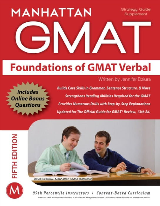 Foundations Of Gmat Verbal  by Manhattan GMAT