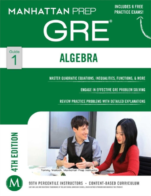 Algebra Gre Strategy Guide  by Manhattan Prep