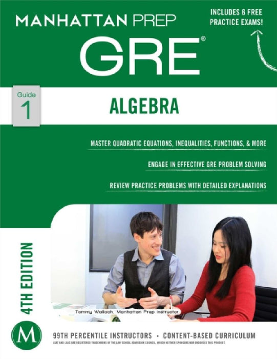 Algebra Gre Strategy Guide  by Manhattan Prep