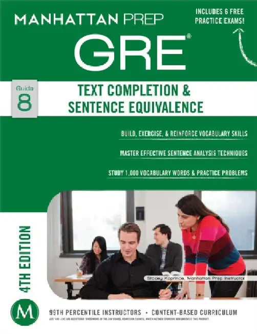 Text Completion & Sentence Equivalence Gre Strategy Guide 