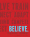 Believe Training Journal (Classic Red, Updated Edition) by Lauren Fleshman