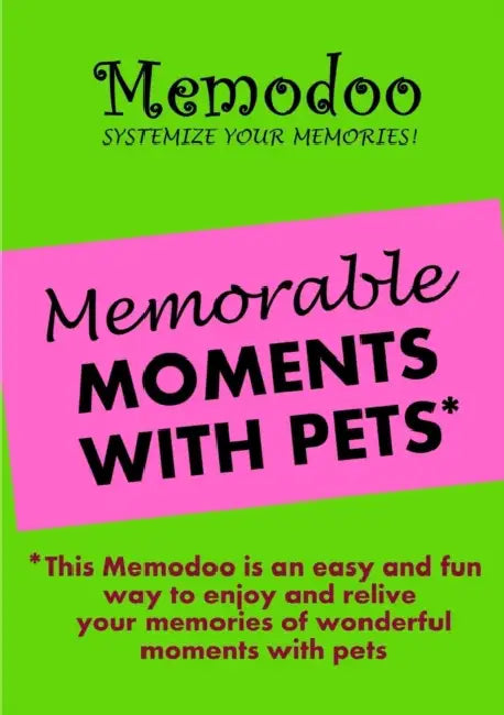 Memodoo Memorable Moments With Pets by Memodoo