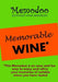 Memodoo Memorable Wine by Memodoo