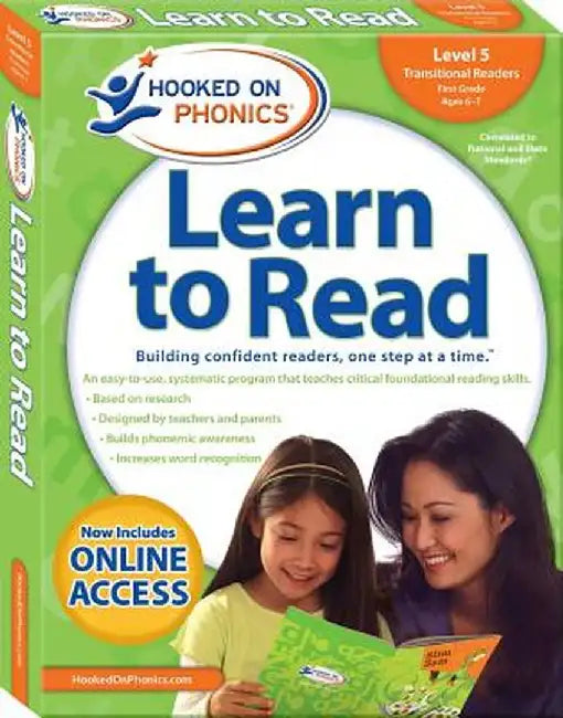 Hooked on Phonics Learn to Read - Level 5: Transitional Readers (First Grade - Ages 6-7) by Hooked on Phonics