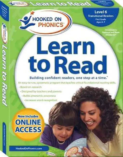 Hooked on Phonics Learn to Read - Level 6: Transitional Readers (First Grade - Ages 6-7) by Hooked on Phonics