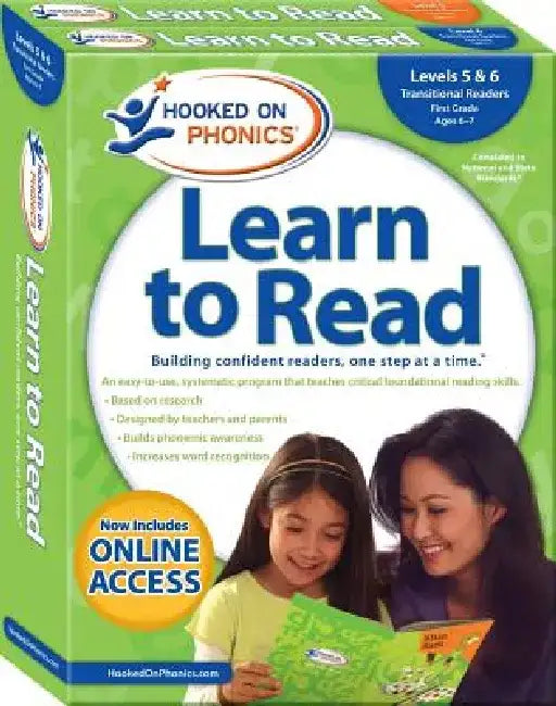 Hooked on Phonics Learn to Read - Levels 5&6 Complete, 3: Transitional Readers (First Grade Ages 6-7) by Hooked on Phonics