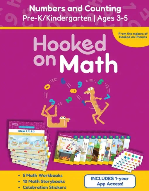 Hooked on Math Numbers & Counting Kit by Hooked on Phonics