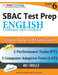 SBAC Test Prep: Grade 6 English Language Arts Literacy (ELA) Common Core Practice Book and Full-length Online Assessments: Smarter Balanced Study Guid by Lumos Learning
