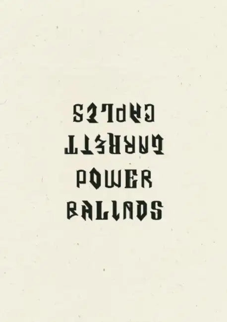 Power Ballads by Garrett Caples