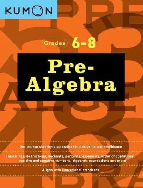 Pre Algebra by Kumon