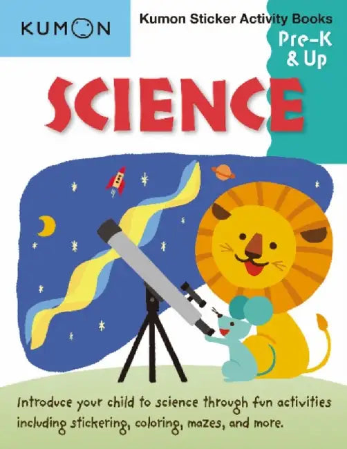 Science Sticker Activity Book by Kumon