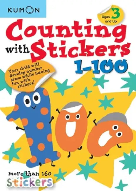 Counting with Stickers 1-100 by Kumon Publishing