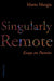 Singularly Remote: Essays on Poetries by Mario Murgia