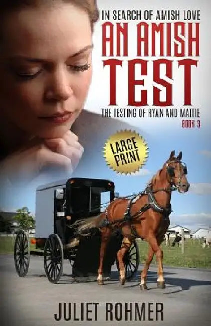 An Amish Test (Large Print): The Testing of Ryan and Mattie by Juliet Rohmer
