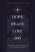 Hope-Peace-Love-Joy: An Advent Devotional by Marcia Hotchkiss, Gilda Hurst