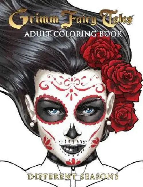 Grimm Fairy Tales Adult Coloring Book Different Seasons by Joe Brusha