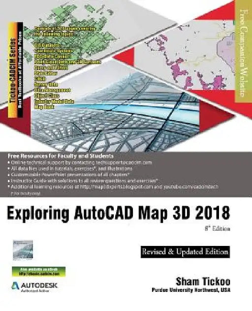 Exploring AutoCAD Map 3D 2018 by Cadcim Technologies