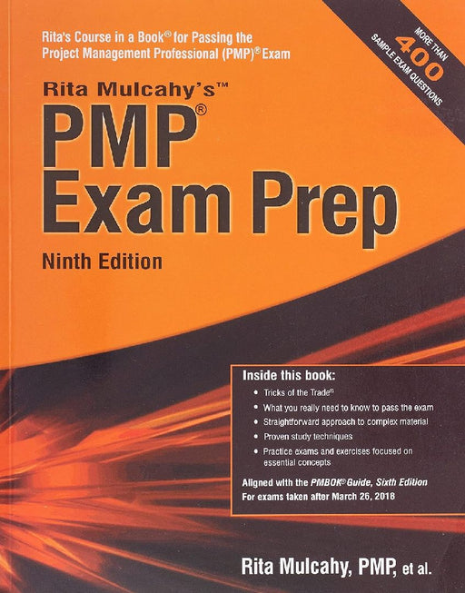 Pmp Exam Prep: Accelerated Learning to Pass the Project Management Professional (Pmp) Exam by Rita Mulcahy
