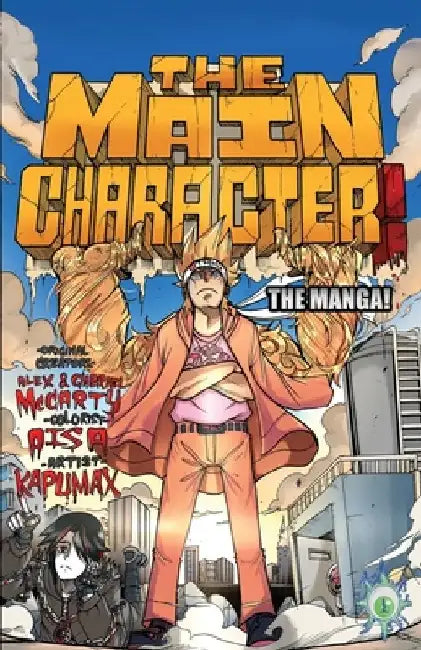 The Main Character! the Manga: Black and White (Left to right-comic) Edition by Gabriel McCarty