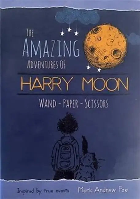 Harry Moon Wand Paper Scissors by Mark Andrew Poe
