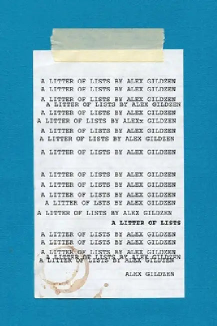 A Litter of Lists by Alex Gildzen