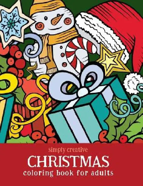 Simply Creative Christmas Coloring Book for Adults by Lynne Dempsey