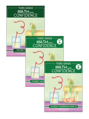 Third Grade Math with Confidence Complete Bundle by Kate Snow