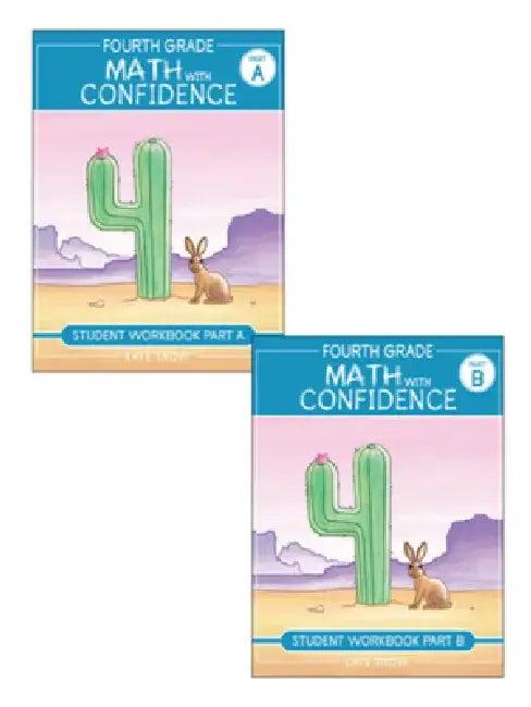 Fourth Grade Math with Confidence Student Workbook Bundle by Shane Klink